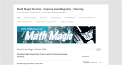 Desktop Screenshot of mathmagic.ca